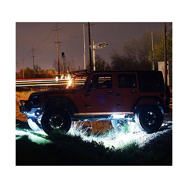 KAIL-9W-4-Pods-Multicolor-Neon-LED-Light-Kit-RGB-LED-Rock-Lights-with-Bluetooth-Controller-Timing-Function-Music-Mode