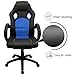 Furmax Gaming Office Chair Ergonomic High-Back Racing Style Adjustable Height Executive Computer Chair,PU Leather Swivel Desk Chair （Green）