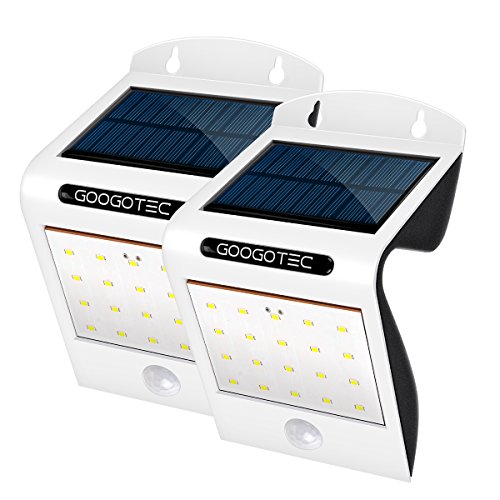 2017 New Version 20LEDs Intelligent Solar Lamp With Motion Sensor, Solar Powered Exterior Security Lamp Waterproof Wireless Auto On/Off dusk to dawn For Terrace Garden Yard Porch Entrance (2Pack)