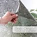 rabbitgoo Frosted Window Film Non-Adhesive Decorative Leaf Static Cling Privacy Glass Film, 17.5 x 78.7 inches (1.46 x 6.56 feet), Brown