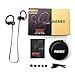 RIEMEX Wireless Headphones Sport with Microphone, Best Sports Earphones Mic IPX7 Waterproof IPX7 HD Stereo Earbuds for Running Workout Gym 8 Hours Battery Noise Cancelling Headsets