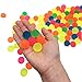 Mydio 100 Pack Bouncy Balls,Assorted Color,Solid Color High Bouncing Balls for Kids Playtime and Prize