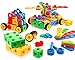 Play22 100Pc Building Blocks for Toddlers Stem Toys - Building Take Apart Toys for Boys and Girls Ages 3 4 5 6 7 8 9 10 - Educational Toys Set with Nice Storage Box