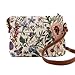 Ladies Garden Flower Tapestry Mini Satchel Cross-body Bag Adjustable Strap also as Small Shoulder Bag by Signare (XB02-MGD)l