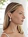 Mariell CZ Clip On Rose Gold Earrings - Art Deco Jewelry for Weddings, Bridal, Bridesmaids & Formals