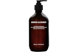 Grown Alchemist Invigorate Hand Wash – Liquid Hand Soap with Aloe, Sweet Orange, Cedarwood & Sage – Gentle, Moisturizing Kitchen & Bathroom Soap, Natural Plant Based Gel Cleanser, 500mL