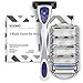 3-Blade Razor for Men, Handle and 2 Refills