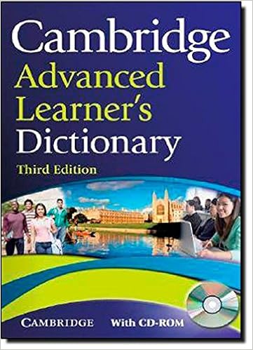 Cambridge Advanced Learner S Dictionary With Cd Rom Amazon Ca Cambridge University Press Books
