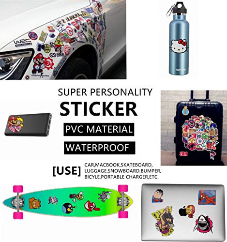 Cute Laptop Stickers for Teen Girl, 50 Pcs/Pack Cartoon Trendy Waterproof Vinyl Decal, Perfect for Water Bottle Luggage Computer Notebook Car Skateboard Motorcycle Bicycle Guitar (Cute, 50 Pcs)