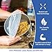 Silicone Stretch Lids (Variety Pack) - By Modfamily - SQUARE Silicone Lids - 2 Square Lids & 3 Round Lids - Stretch N’ Seal, Food Saver, Reusable, Durable, and Expandable Lids