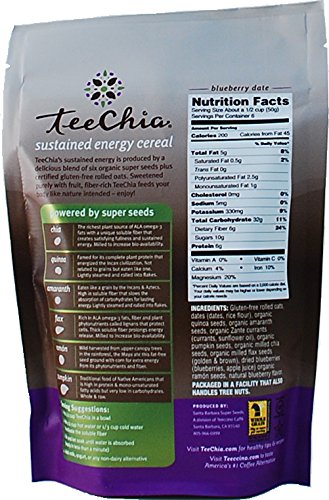 image for Teeccino TeeChia Organic Super Seeds Cereal - Blueberry Date – Nutri