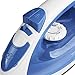 Utopia Home Steam Iron with Nonstick Soleplate - Light Weight - Powerful Steam Output - Dry Iron Function - White/Blue 1200 Watt