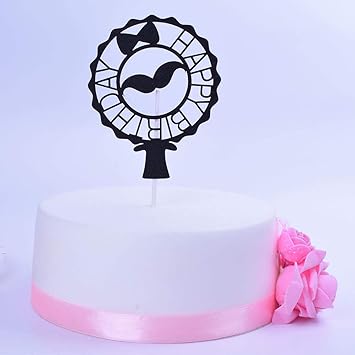 Amazon Com Shami Best Dad Birthday Cupcake Topper Father S Day