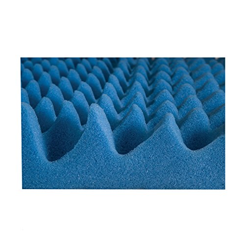 DMI Foam Mattress Topper, Egg Crate Foam Pad, Mattress Pad and Bed