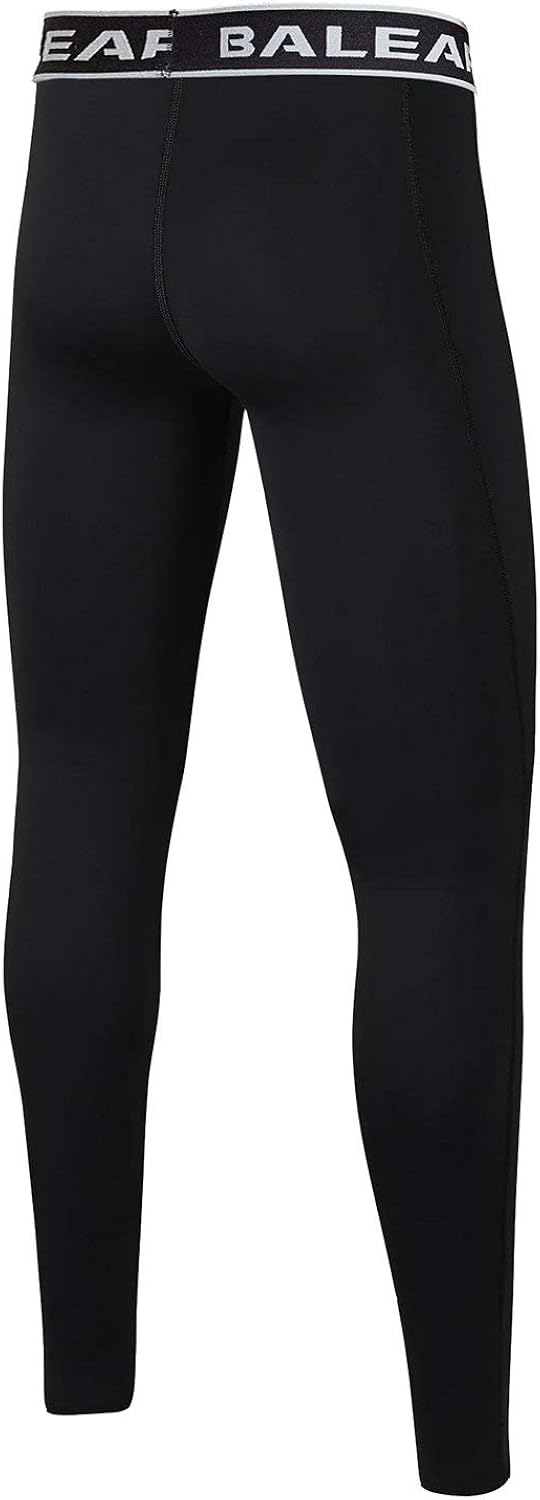 BALEAF Youth Boys'/Girls' Compression Pants Base Layer Yoga Leggings Sports Tights Running Workout Training: Clothing