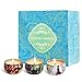 HELLY Scented Candles Gift Sets, Natural Soy Wax 2.5 Oz Unit Portable Travel Tin Perfect for Women Anniversary - 8 Pack