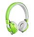 LilGadgets Untangled Pro On-Ear Wireless Kids Headphones for School, Microphone, Volume Limited, SharePort Technology, SoftTouch Padding - Green Bluetooth Headphones