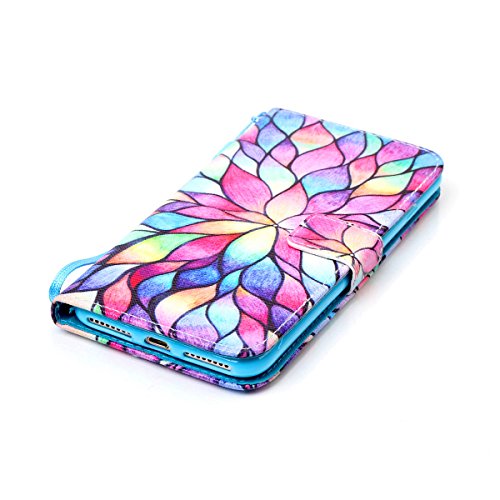 iPhone 8 Plus Wallet Case, iPhone 7 Plus Case, JanCalm [Wrist Strap] [Kickstand] Pattern Premium PU Leather Wallet [Card/Cash Slots] Flip Cover for iPhone 7/8 Plus (5.5 Inch) + Crystal Pen - Thumbnail 5
