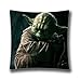 Creative Fashion Master Yoda Star Wars Design Pretty Cotton Polyester Square Decorative Throw Pillow Cover 18