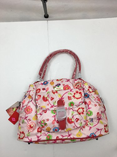 Oilily Luxurious Carry All Medium Top Handle Floral Hand Bag - Light Rose