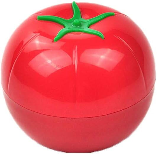 CreazyBee Lemon Saver Classic Food Savers Red Pepper Saver Tomato Saver Garlic Saver Onion Saver Kitchen Food Crisper Vegetable Containers Tomato Fresh Storage Box Top (Red)
