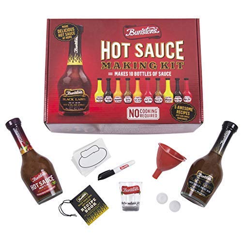 Bunsters Hot Sauce Making Kit Just Pour And Shake No Cooking 