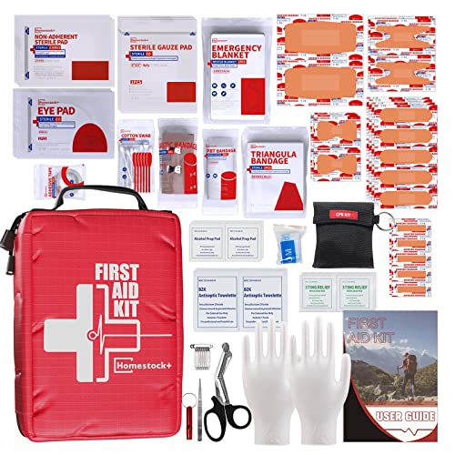 【2023 First aid Kits,Portable First Aid Kit with Labelled Compartments Molle