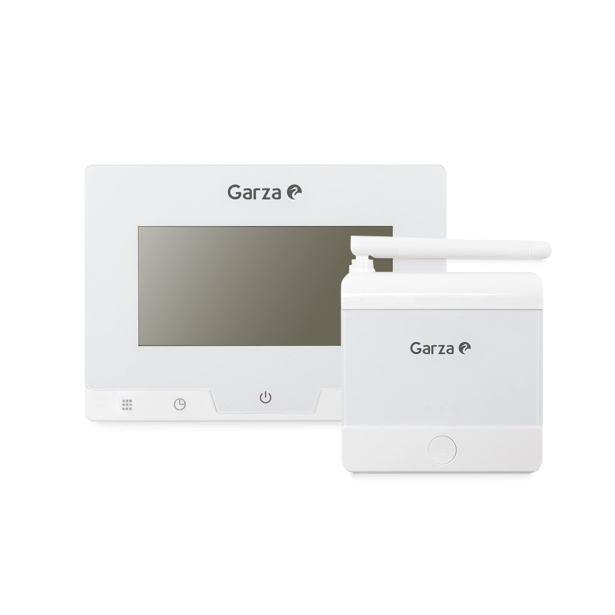 Garza 400616 Digital Thermostat for Boiler and Heating Thermostat Touch Temperature Controller, White, 400617
