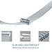For Fitbit Ionic Bands, Maledan Stainless Steel Milanese Loop Metal Replacement Accessories Bracelet Strap with Magnet Closure for Fitbit Ionic, Silver Small