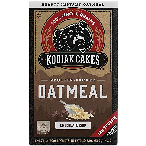 Kodiak Cakes Chocolate Chip Oatmeal Packets (Pack of 6)