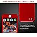 VANSIN Case for iPhone 7, 360 Full Body Protection Hard Slim Case Coated Non Slip Matte Surface with Tempered Glass Screen Protector for iPhone 7 Only (4.7-inch) - (Red)