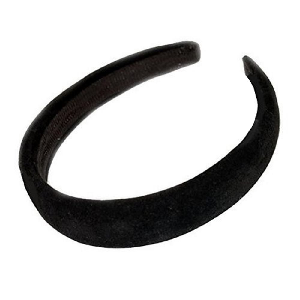 Black Velvet Headband Headband for WomenPadded HeadbandMade in the USA Beauty