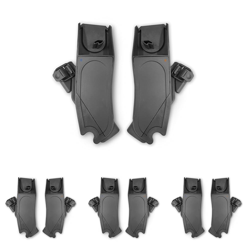 UPPAbaby Lower Infant Car Seat Adapter for Maxi-COSI, Nuna, and Cybex, Black (Pack of 4) Image