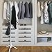 Garwarm 8-Hooks Creative Simplicity Solid Wood Floor Finish Entryway Standing Coat Rack Hall Tree Hat Hanger Holder with Tripod Base for Jacket Clothes Scarves Purse