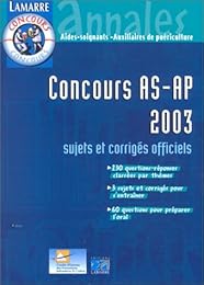 Concours AS-AP 2003