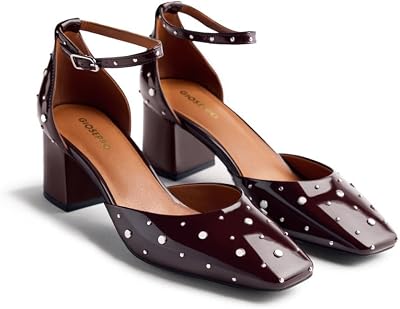 KINBRAE, Plateforme Femme, Bordeaux, 36 EU, Bordeaux, 36 EU