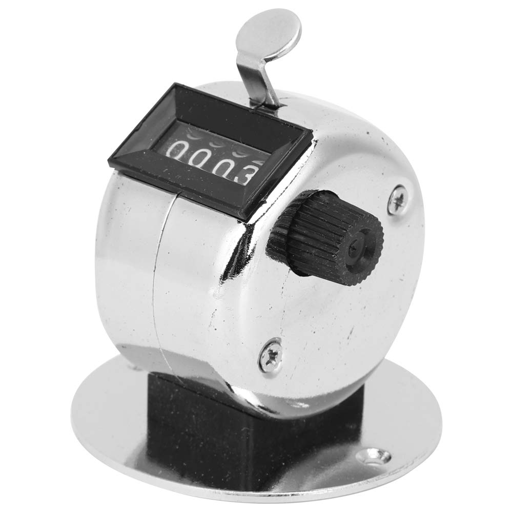 Atyhao Tally Counter, 4 Digit Mechanical Clicker Counter for Sports School Tracking Score Counting, Manual Shot Counter for CoachES Students Game Events