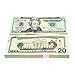 WLIFE Fake Money that Looks Real $2000,Prop Money Full Print 2 Sided $20 Dollar Bills Stack,Play Money Copy Money Movies,TV,Videos,Advertising,Play,Training