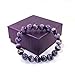 7th Element Handmade 10mm Round Beads Bracelet Stretch Bangle for Women Men Unisex 7