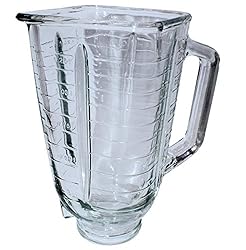 Blendin 5 Cups/40 Ounce Square Glass Jar Assembly
