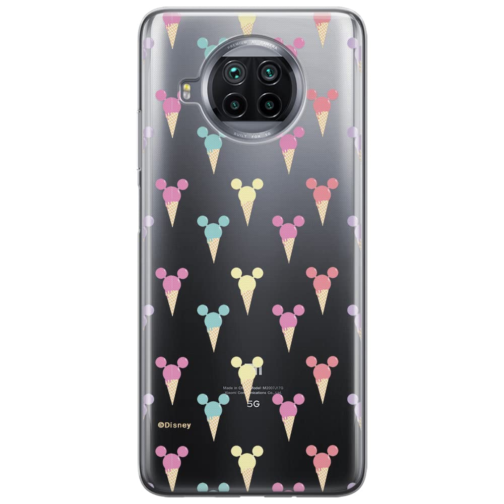 ERT GROUP mobile phone case for Xiaomi MI 10T LITE/REDMI NOTE 9 PRO 5G original and officially Licensed Disney pattern Mickey 002 adapted to the shape of the mobile phone, partially transparent