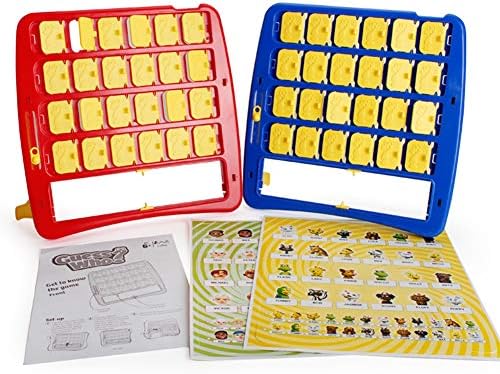OSOPOLA Guess Who Board Game Classic Game Children Educational Toy Parent-Child Interaction Party (6 Colors)
