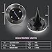 Tomshine Solar Ground Lights Disk Lights Outdoor Waterproof 4 LED Solar Garden Lights for Lawn Yard Deck Patio (Warm White, 4 Pack)