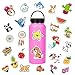 Sticker 200 pcs Vinyl Waterproof Stickers for Water Bottles Laptop Luggage Stickers Bicycle Skateboard Guitar Graffiti Sticker Motorcycle Travel Case Stickers Teens Adults Girls Boys