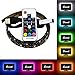 AveyLum LED Strip USB 1M / 3.28ft Waterproof RGB LED Stripes TV Monitor Background LED Rope Light 5050 SMD LED Backlight with IR Remote