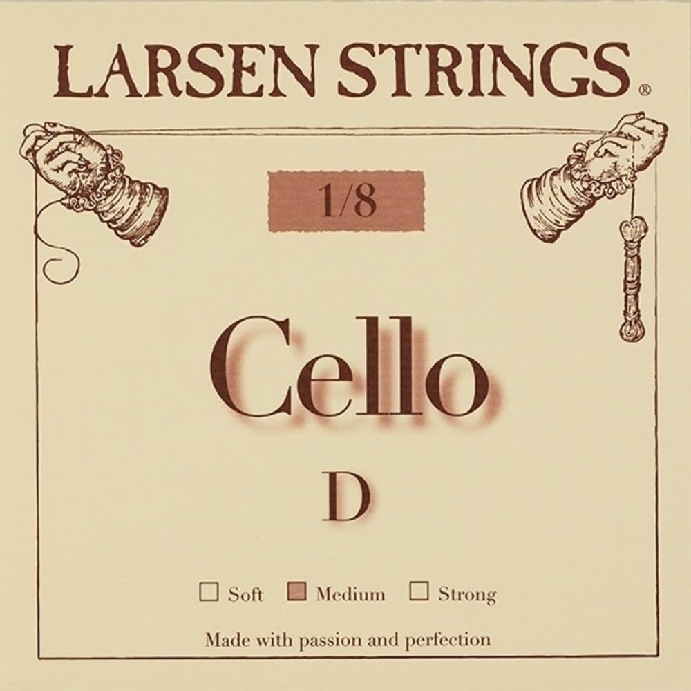 LARSEN STRINGS cello strings Original Fractional - small sizes D 1/8 Medium