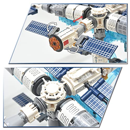 EDGKODK City International Space Station Building Toys, CNSA Tian Gong Universe Space Building
