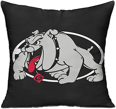 Susan H Georgia Bulldogs University Sofa Throw Pillows 1818 Contain Inner For Warm Cozy
