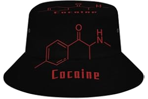 LALLRI Cocaine Formula Bucket Hat Lightweight Fashion Beach Sun Cap Fisherman Caps for Men Women Teens