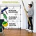 Pomatree Extendable 6-12 Foot Extension Pole | Strong and Sturdy Multi-Purpose Telescoping Pole | Screw On Paint Roller, Gutter Cleaner and Light Bulb Changer Tools